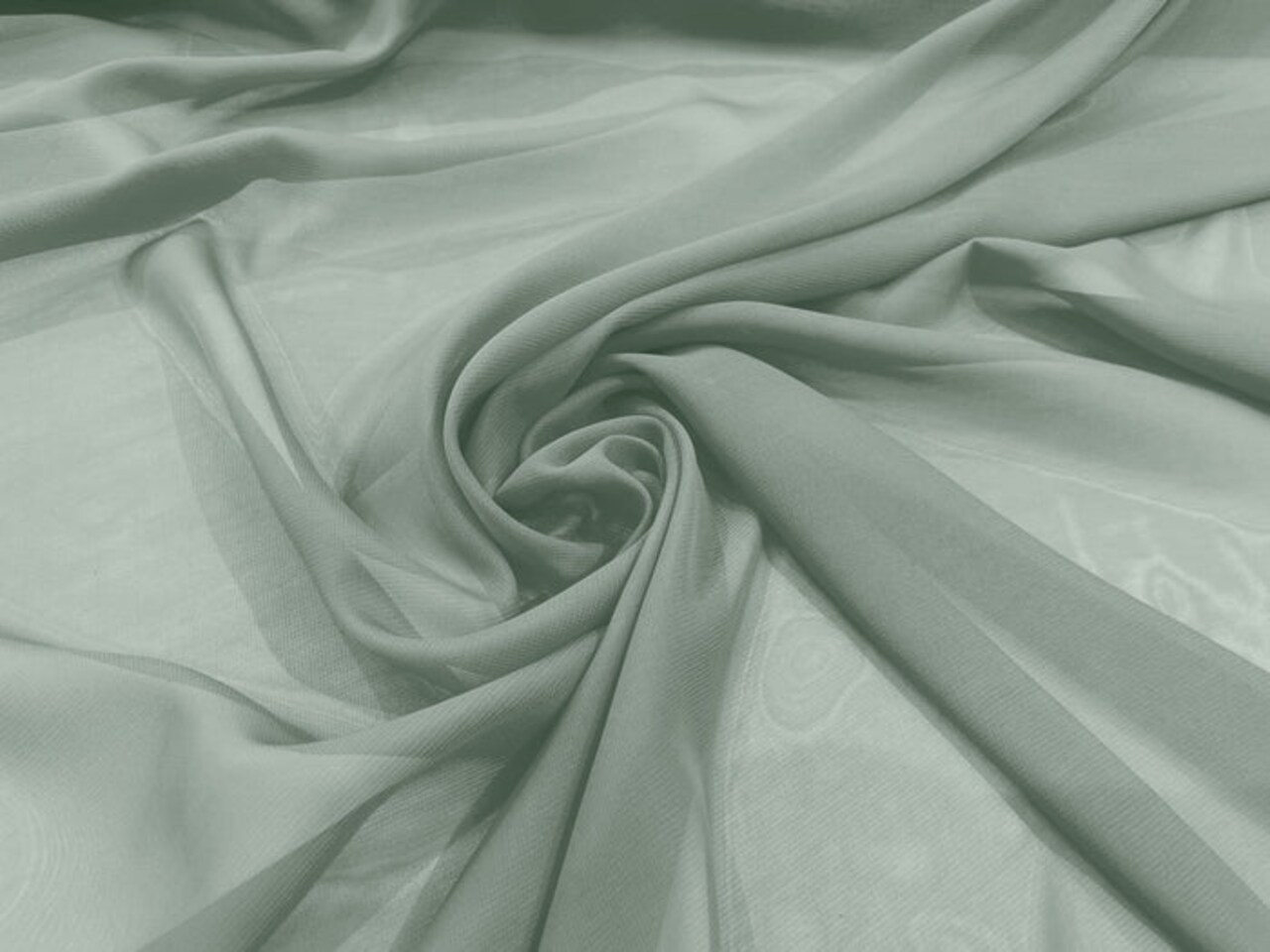 1 Yard 58/60" Width Solid Chiffon Lightweight Soft Polyester Fabric